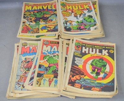 Lot 477 - A quantity of vintage Marvel comics "The...