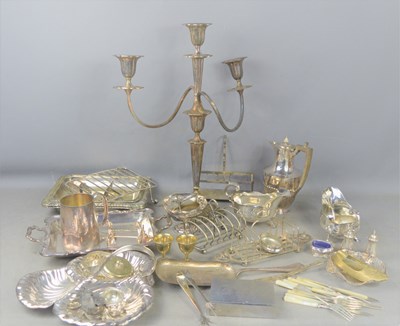 Lot 293a - A group of silver plated items, including two...