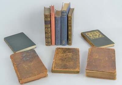 Lot 417 - Two 18th century leather bound to include...