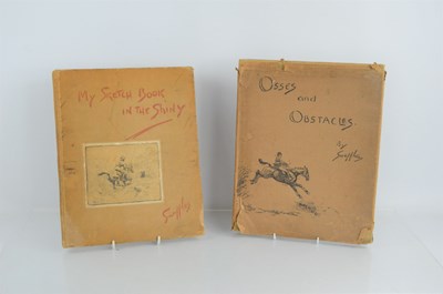 Lot 418 - Two collectible Snaffles books, "Osses and...