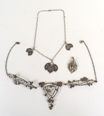 Lot 105 - Edouard Aimé Arnould: an Art Nouveau silver...