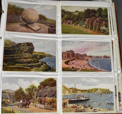 Lot 116 - An album of vintage postcards, the majority by...