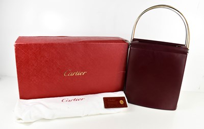 Lot 479 - A Cartier Handbag of concertina form in...