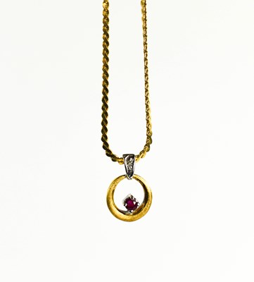 Lot 74 - A Mappin and Webb 18ct bi-colour gold, diamond...