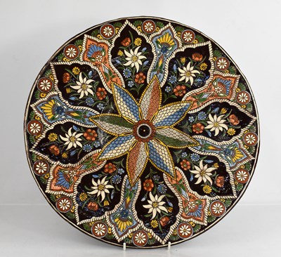 Lot 120 - A Thoune of Switzerland decorative charger...