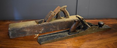 Lot 586 - Two antique wood planes