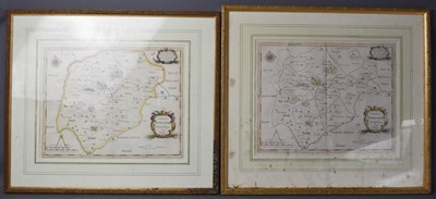 Lot 553 - Two 18th century maps of Northamptionshire,...