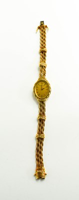 Lot 389 - An 18ct gold Rolex watch, with gold coloured...