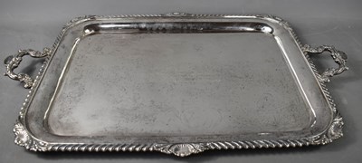 Lot 482 - An Asprey of London, solid silver twin handled...