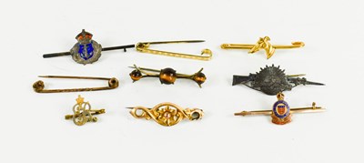 Lot 20 - A 9ct gold and enamel Royal Army Ordnance Core...
