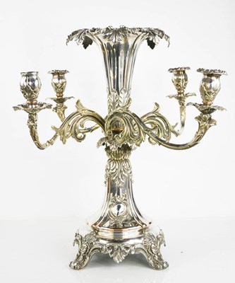 Lot 243 - An impressive 19th century silver plated...