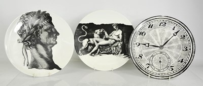 Lot 132 - Three Timney Fowler of London porcelain plates,...
