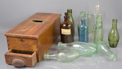 Lot 345 - A wooden 20th century and later drawer till...
