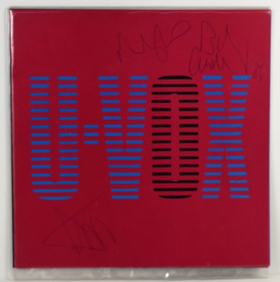 Lot 88 - An Ultravox autographed World Tour Programme...