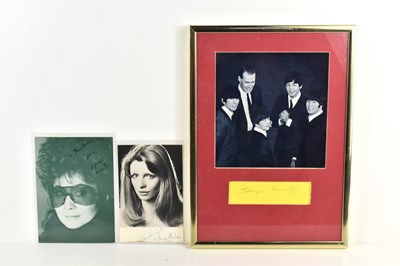 Lot 85 - An autographed photo of Yoko Ono together with...