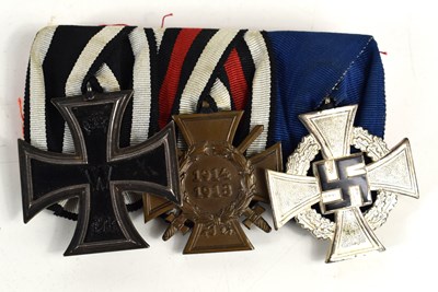 Lot 42 - A WWI German medal group comprising of the...