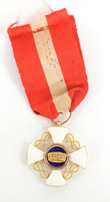 Lot 28 - An Italy Order of the Crown medal, Knight,...