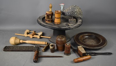 Lot 447 - A selection of 19th century and later treen to...