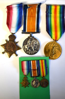 Lot 32 - A WWI medal group awarded to Driver Guild F...