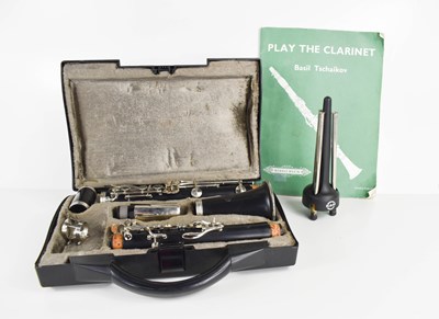 Lot 76 - A Buffet Crampon B12 five piece clarinet,...