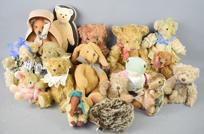 Lot 282 - A group of collectable Teddy Bears and soft...