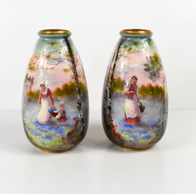 Lot 223 - A pair of Harry Allen for Royal Doulton vases,...