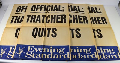 Lot 317 - A group of four original 1990 Evening Standard...
