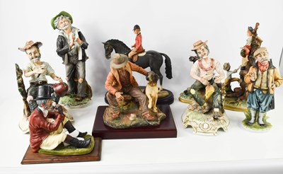 Lot 199 - A selection of Italian figure groups, to...