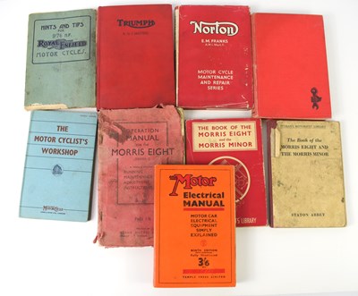 Lot 295 - A group of motoring related books to include...