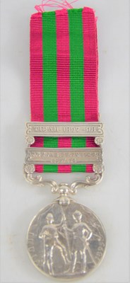 Lot 469 - A India general service medal 1895, with two...