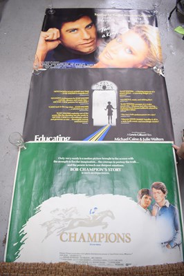 Lot 122 - Three original film posters, Champions,...