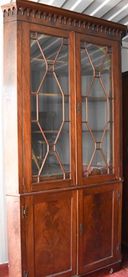 Lot 525 - An unusual 19th century mahogany corner...