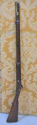 Lot 473 - An Enfield marked 1853 pattern percussion...