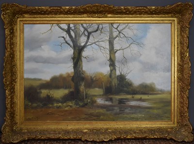 Lot 431 - John Trickett (British, b.1952): pheasants in...