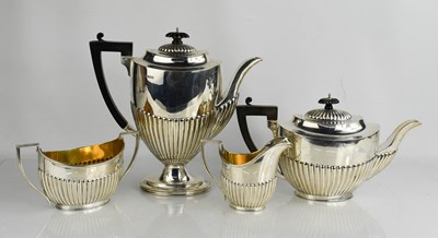 Lot 289 - A silver tea service, Sheffield 1910,...