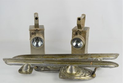 Lot 342 - A pair of Nife "NH10A" safety lamps together...