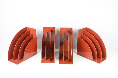 Lot 19 - A group of four vintage Habitat "Crayonne" red...