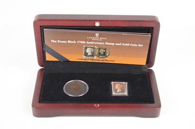 Lot 51 - A London Mint 170th Anniversary penny black...