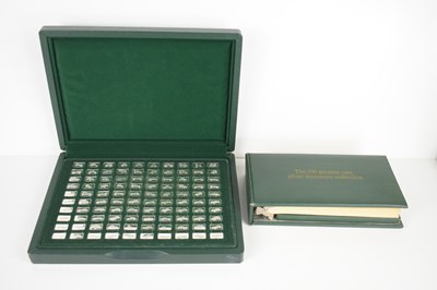 Lot 41 - A John Pinches 100 greatest cars silver...