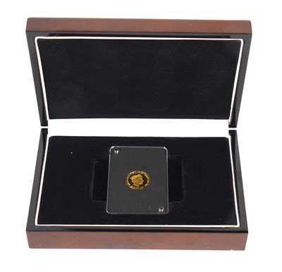 Lot 44 - A Queen Elizabeth II 1/10th gold crown, sealed...