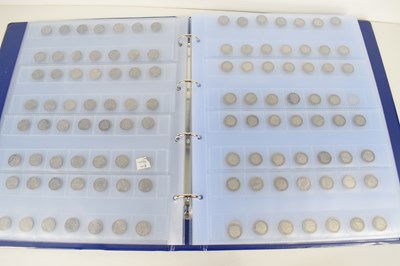 Lot 46 - An album of Victorian and later silver...