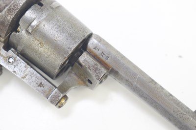 Lot 16 - A 19th century Belgian six shot pinfire...