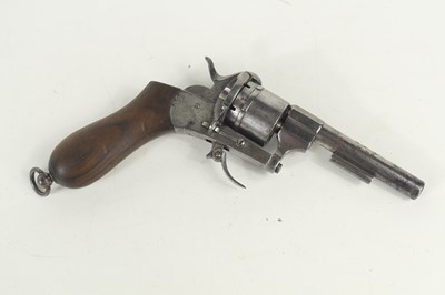Lot 17 - An early 20th century Belgian six shot pinfire...
