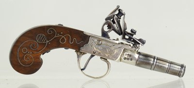 Lot 6 - An 18th century flintlock boxlock miniature...