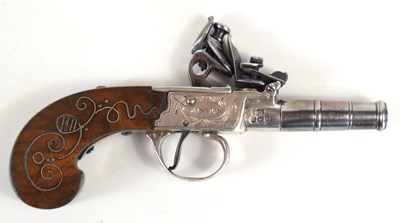 Lot 6 - An 18th century flintlock boxlock miniature...
