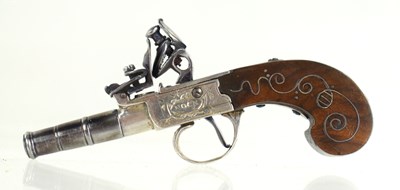 Lot 6 - An 18th century flintlock boxlock miniature...