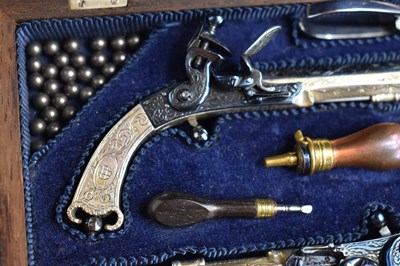 Lot 13 - A fine pair of Peter Dyson and Sons replica...