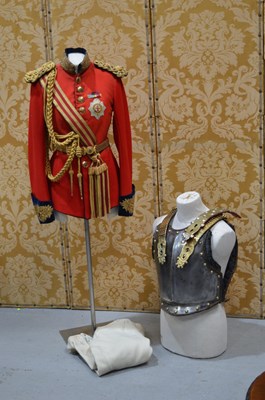 Lot 475 - A 19th century lifeguards uniform with later...
