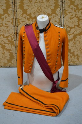 Lot 463 - A 19th century jacket and trousers in the...