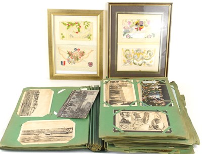 Lot 28 - An early 20th century postcard album, the vast...